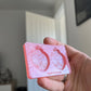 1.5 inch Bunny Butt Hearts Silicone Mould