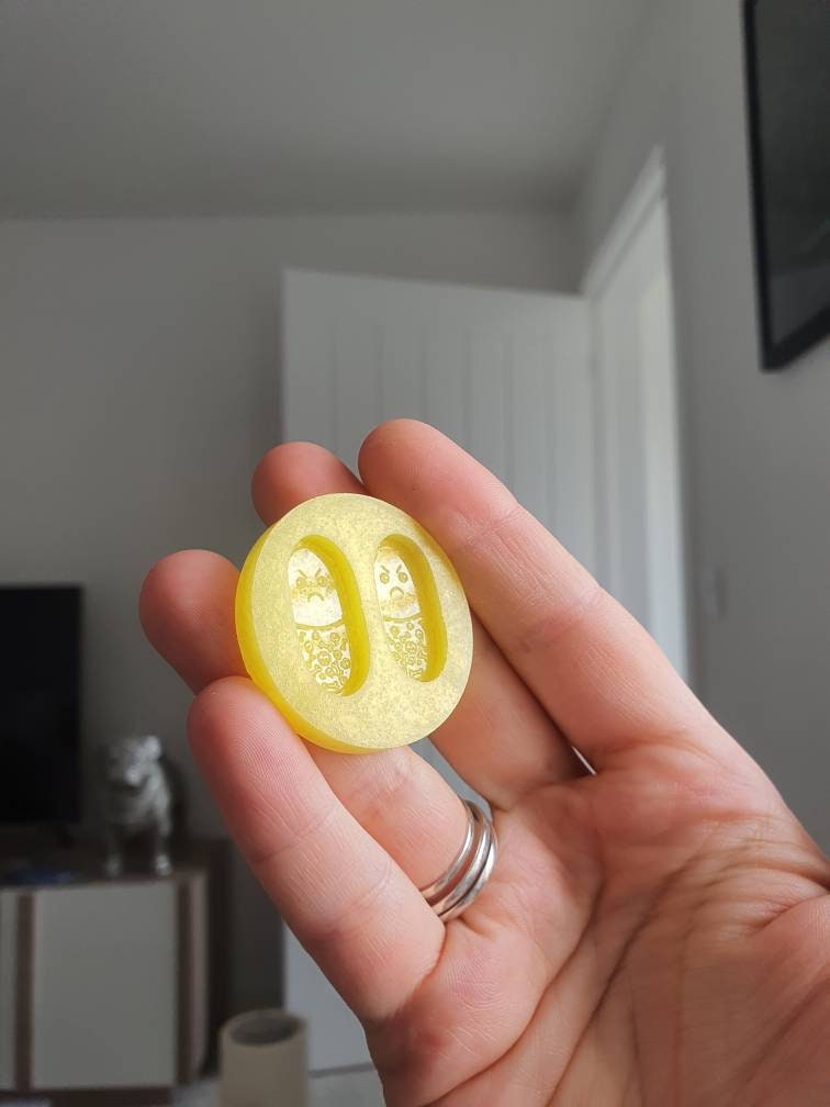 1 inch Angry Pills Silicone Mould