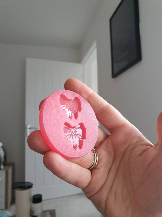 1 inch Skull Bows Silicone Mould