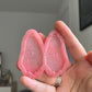 2 inch Heart Ghosts Silicone Mould
