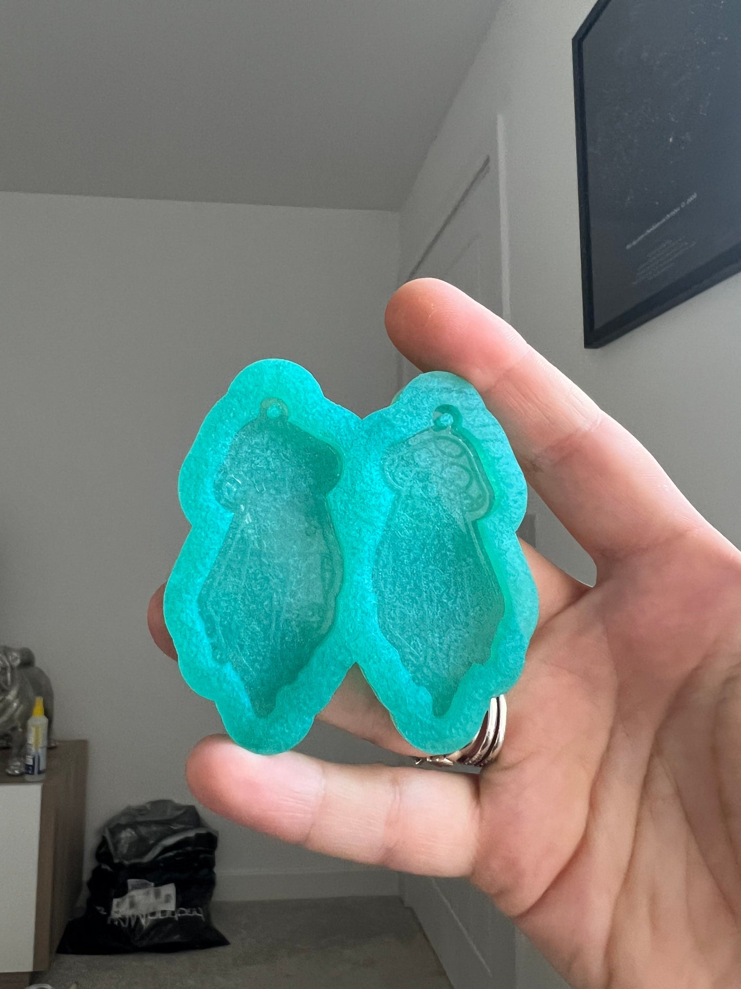 2 inch Mushroom Ghosts Silicone Mould