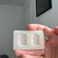 1 inch Haunt Me Ghosts Silicone Mould