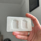 1.5 inch Haunt Me Ghosts Silicone Mould