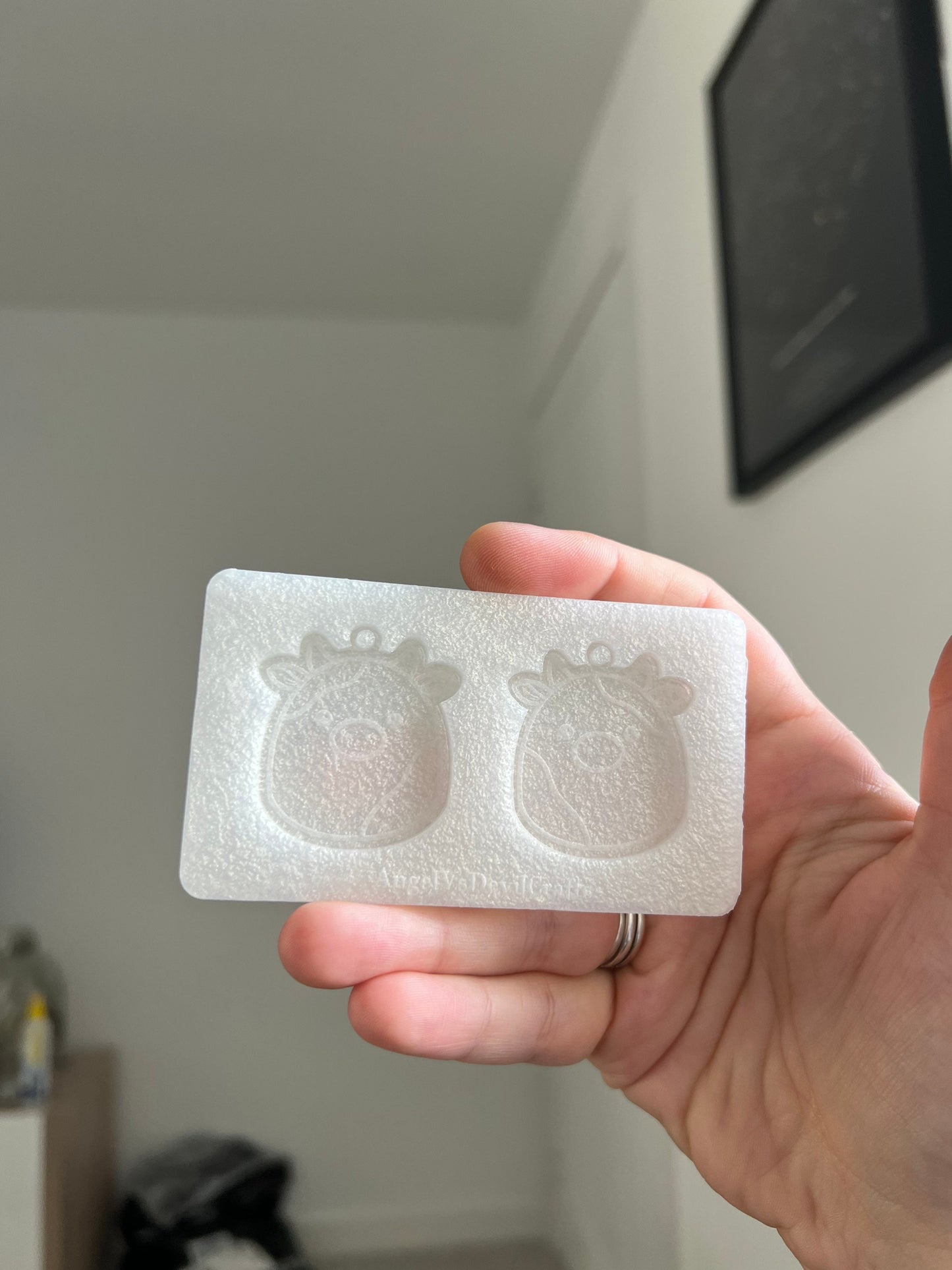 1.5 inch Cow Squishies Silicone Mould