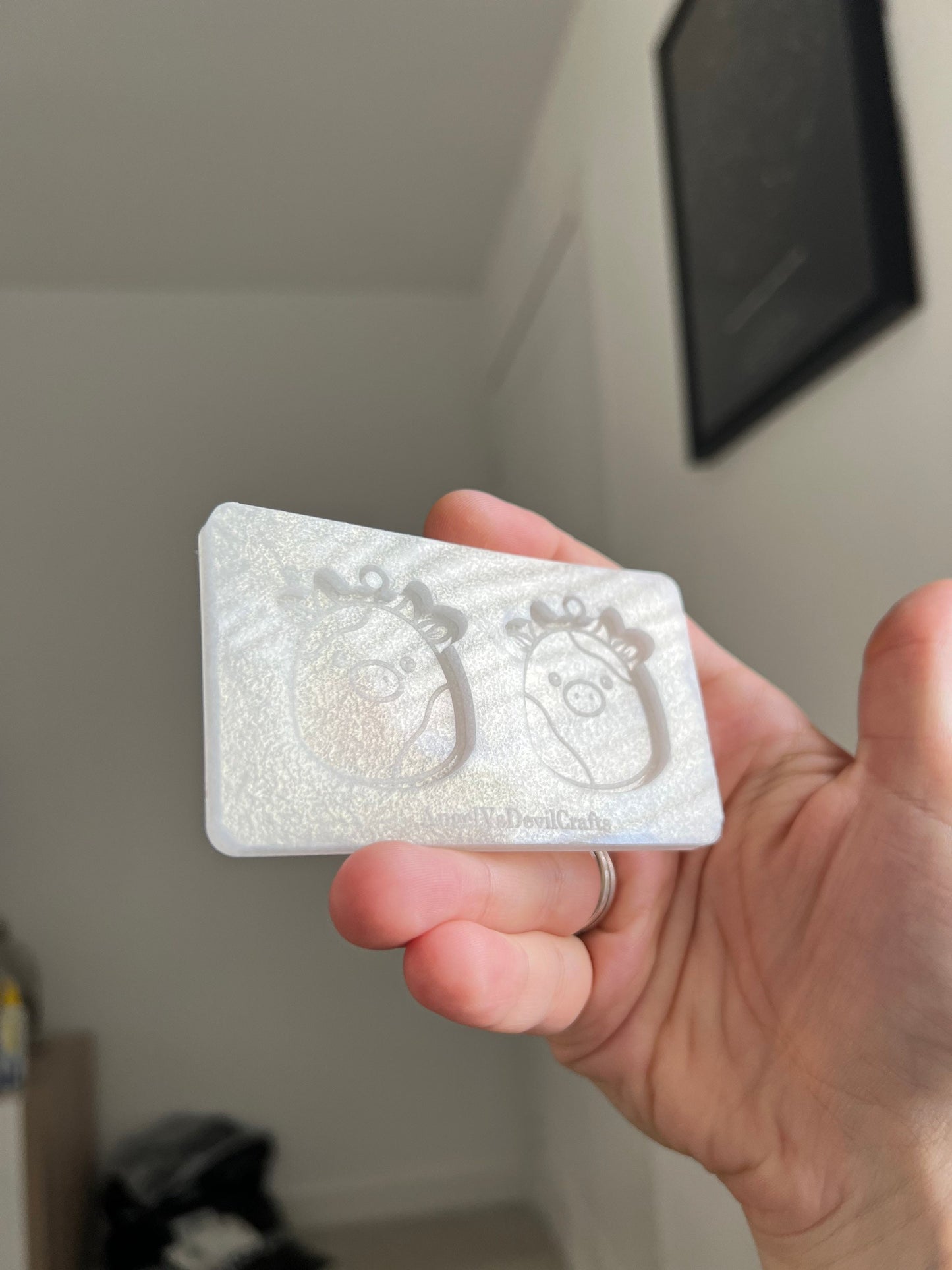 1.5 inch Cow Squishies Silicone Mould