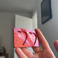 1.5 inch Rude Use Me Hearts Silicone Mould