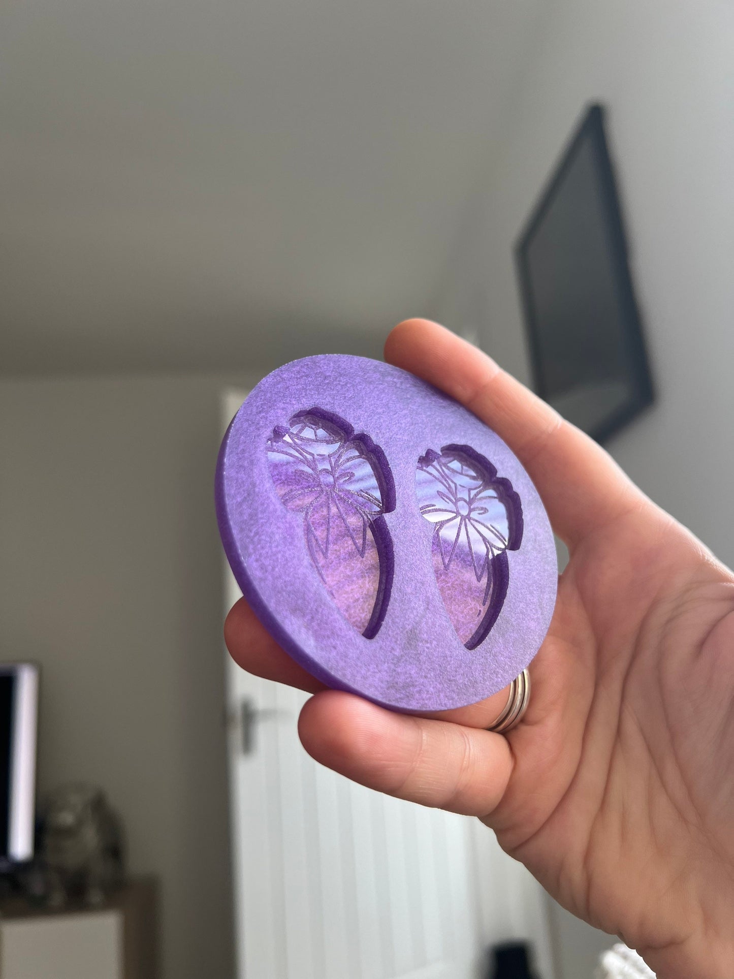 2 inch Rude Diamond Bow Plugs Silicone Mould