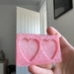 1.5 inch Rude Brat Hearts Silicone Mould