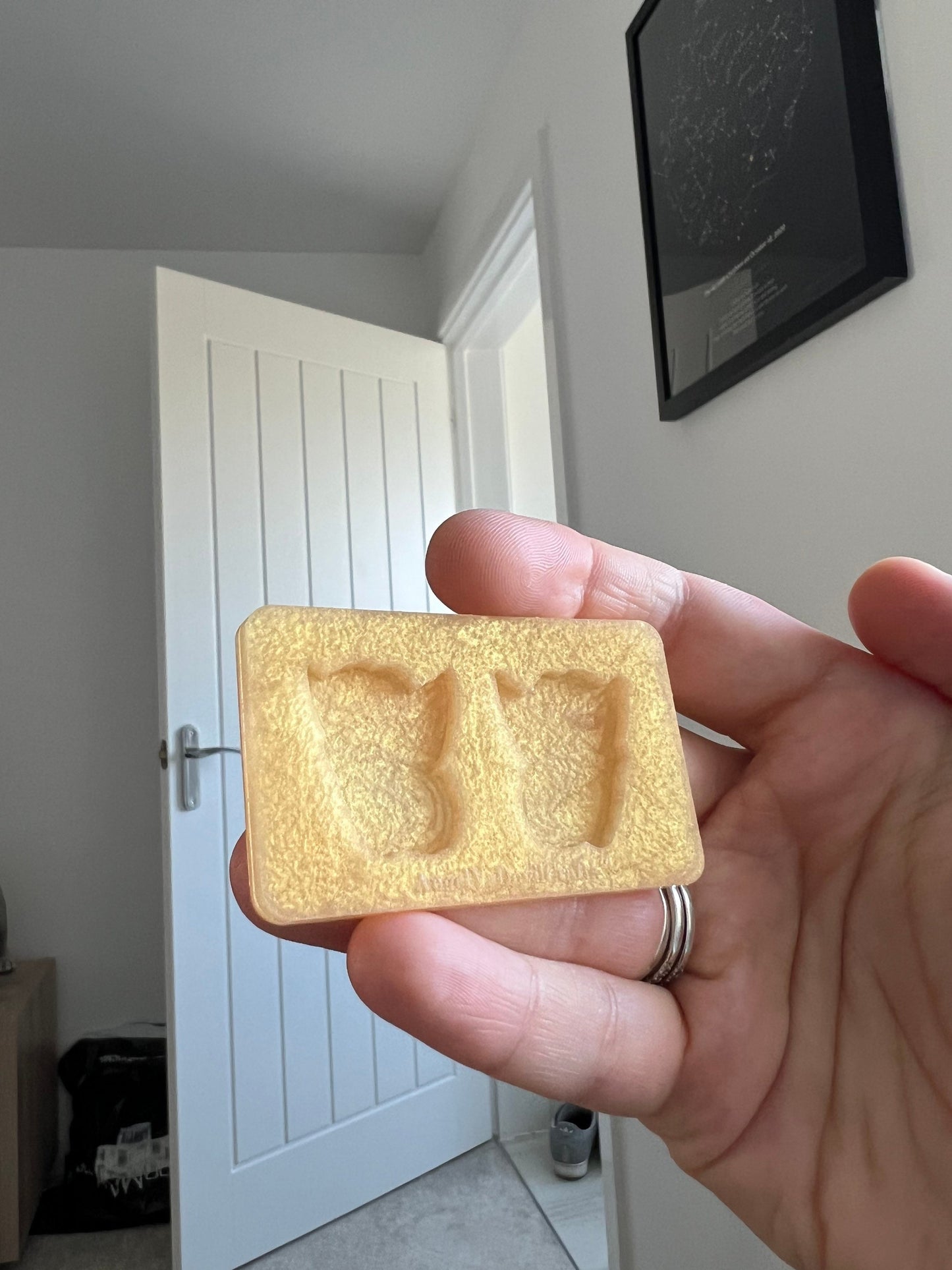 1 inch Rude Anatomical Foxy Hearts Silicone Mould