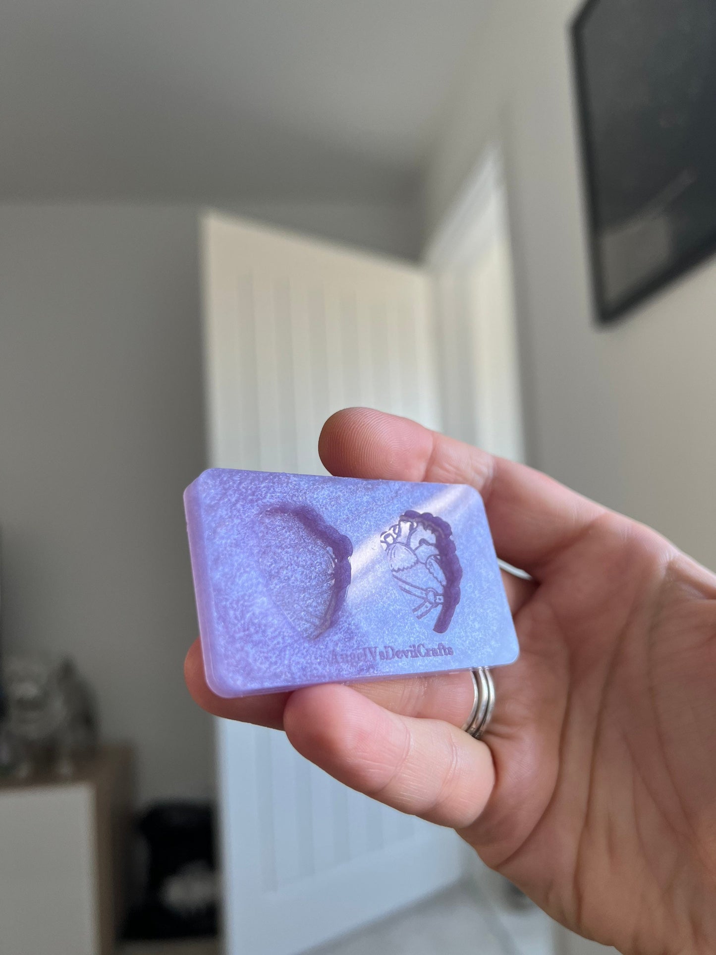 1 inch Rude Anatomical Harness Hearts Silicone Mould