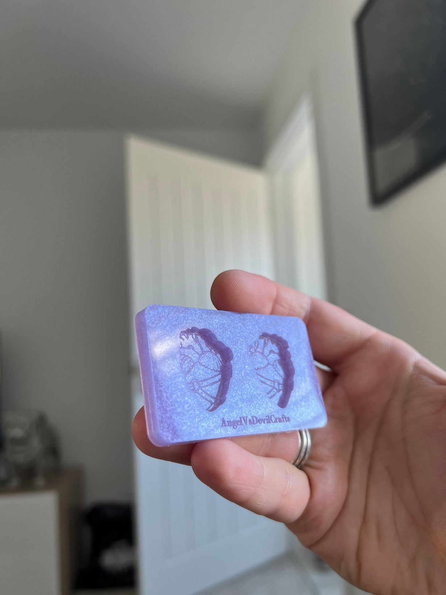 1 inch Rude Anatomical Harness Hearts Silicone Mould