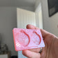 1.5 inch Bunny Butt Hearts Silicone Mould