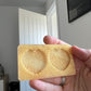 1.5 inch Tiger Butt Hearts Silicone Mould
