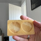 1.5 inch Tiger Butt Hearts Silicone Mould