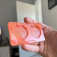 1.5 inch Cat Butt Hearts Silicone Mould