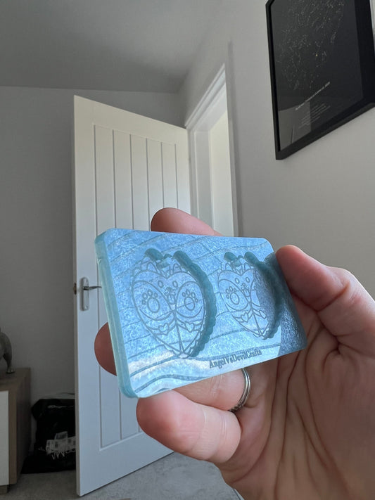 1.5 inch Puppy Butt Hearts Silicone Mould