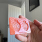 1.5 inch Rude Peach Butts Silicone Mould