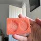 1.5 inch Rude Peach Butts Silicone Mould