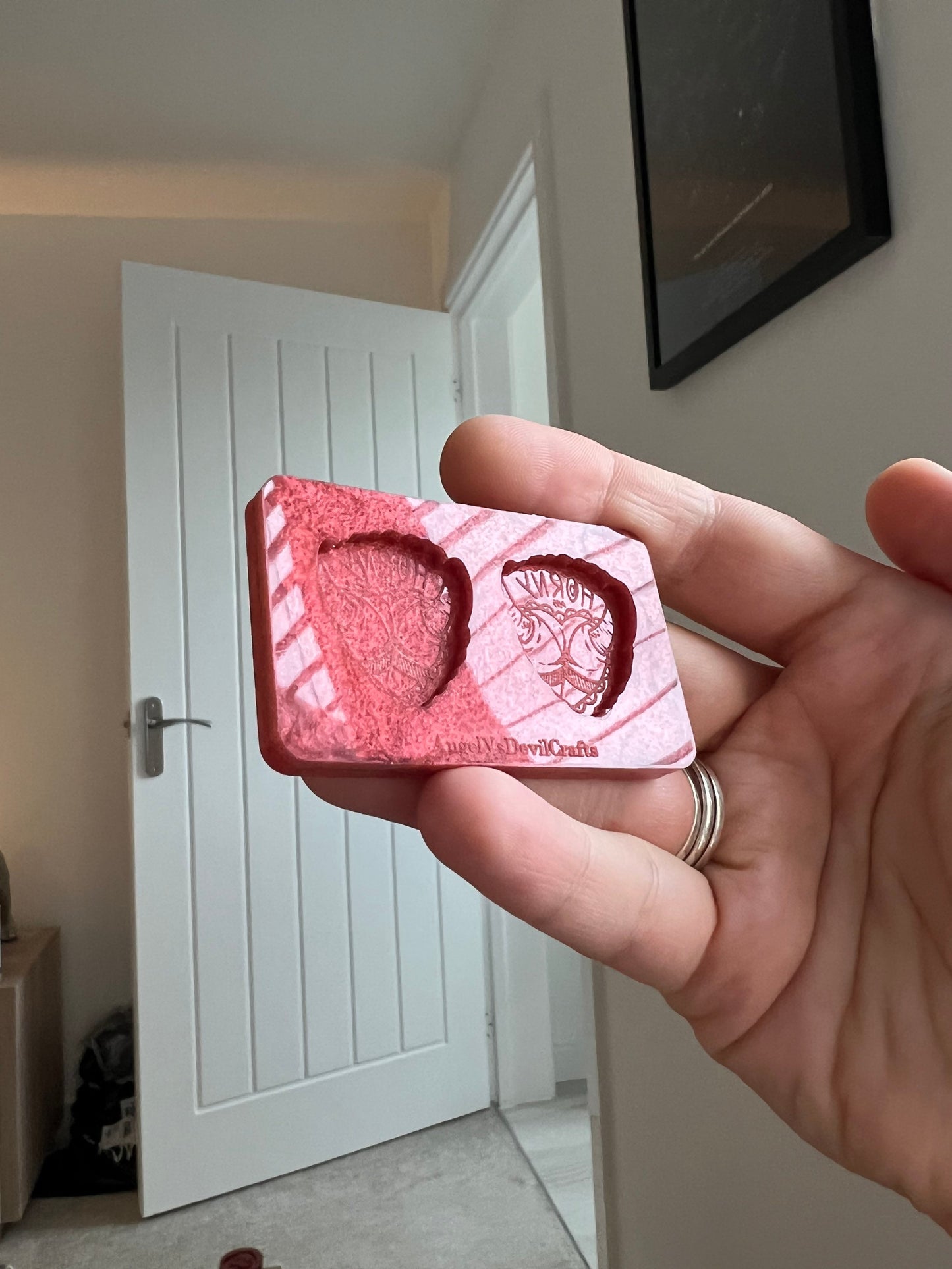 1 inch Rude Horny A** Butts Silicone Mould