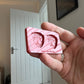 1 inch Rude Horny A** Butts Silicone Mould