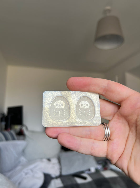 1 inch X-Ray Skeleton Squishies Silicone Mould