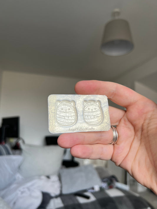1 inch Mummy Kitty Squishies Silicone Mould
