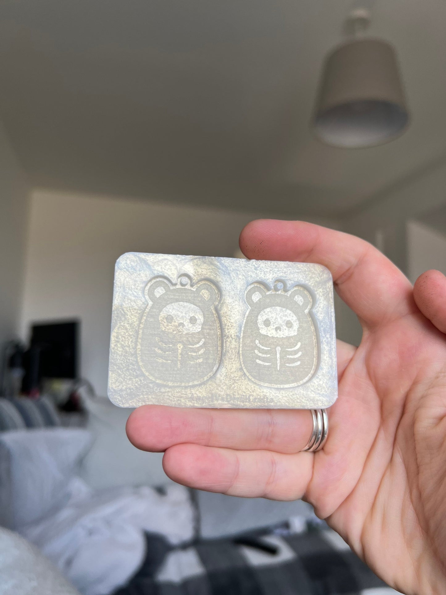 1.5 inch X-Ray Skeleton Bear Squishies Silicone Mould