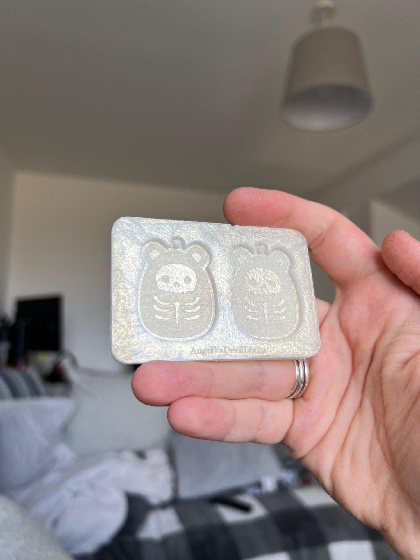 1.5 inch X-Ray Skeleton Bear Squishies Silicone Mould