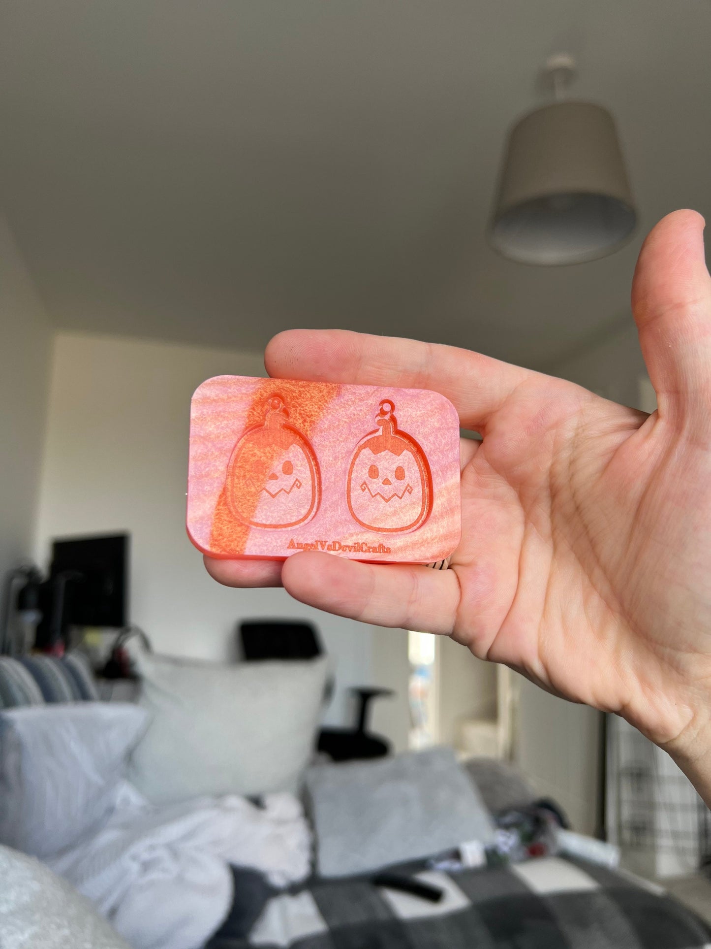 1.5 inch Pumpkin Squishies Silicone Mould