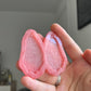 2 inch Heart Ghosts Silicone Mould