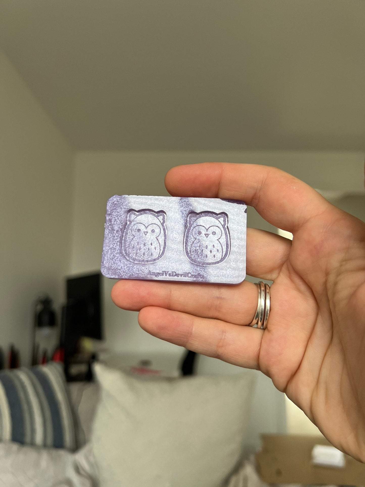 1 inch Owl Squishies Silicone Mould