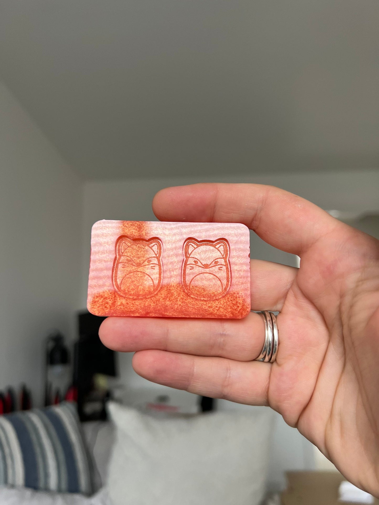 1 inch Fox Squishies Silicone Mould