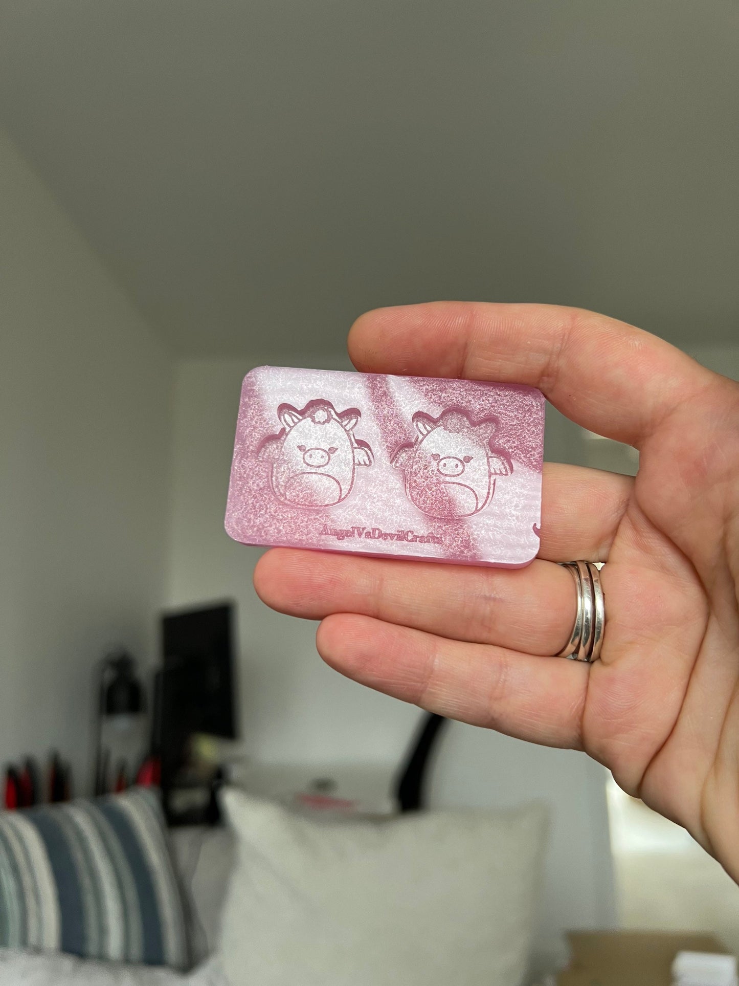 1 inch Flying Pig Squishies Silicone Mould