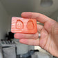 1 inch Orange Squishies Silicone Mould