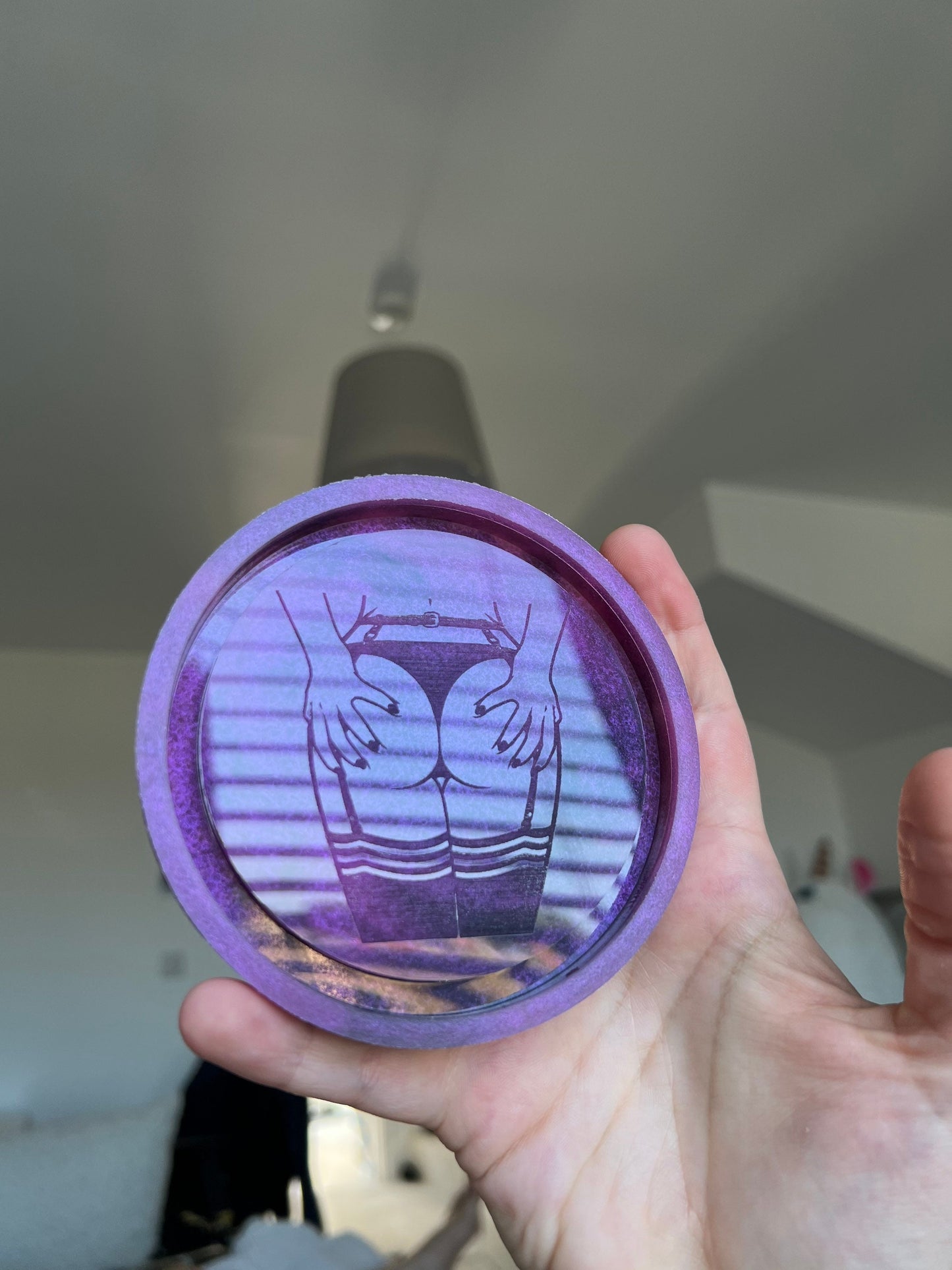 4 inch Rude Sexy Butt Tray Silicone Mould