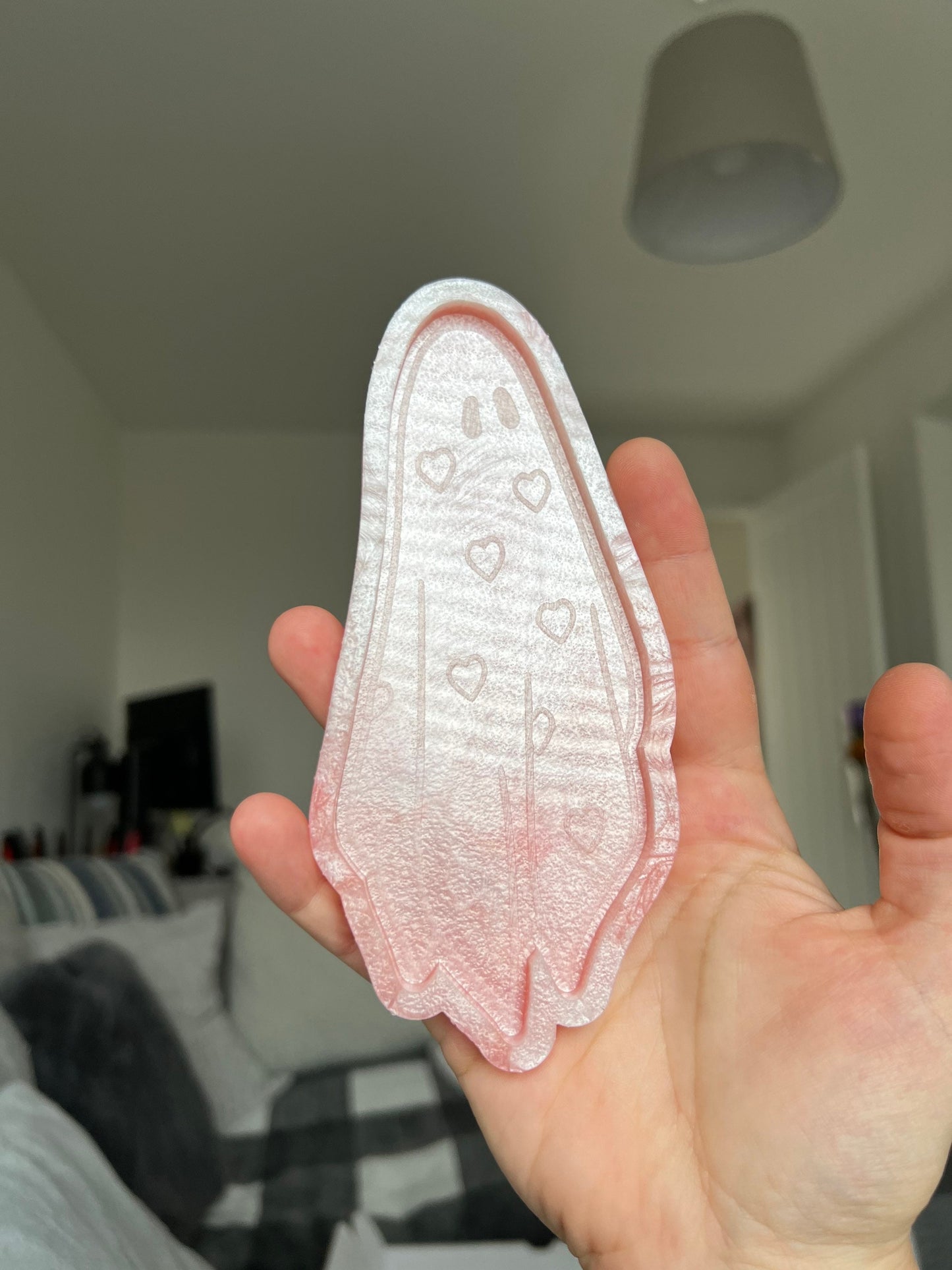 6 inch Heart Ghost Silicone Mould