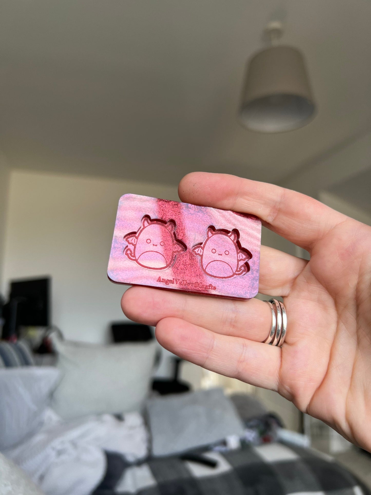 1 inch Devil Bat Squishies Silicone Mould