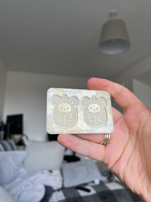 1.5 inch X-Ray Skeleton Puppy Squishies Silicone Mould