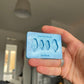 0.75 & 1 inch Moon Ghosts Silicone Mould