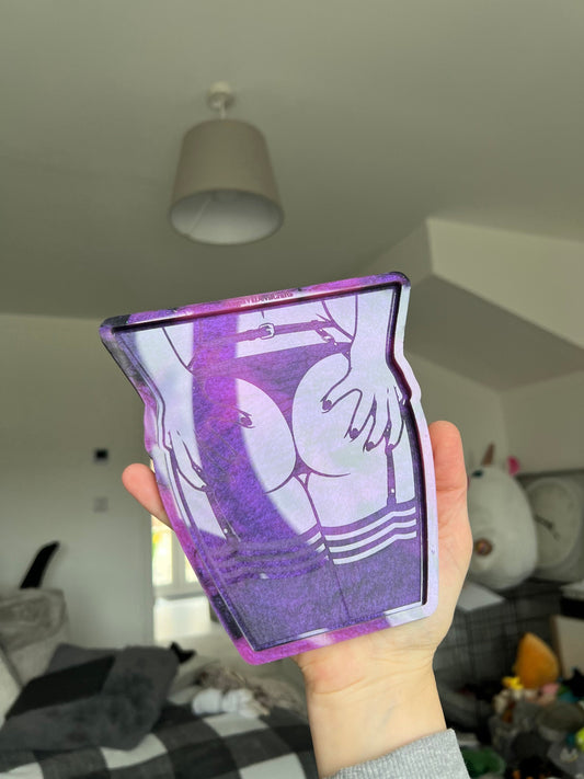 6 inch Rude Sexy Butt Silicone Mould