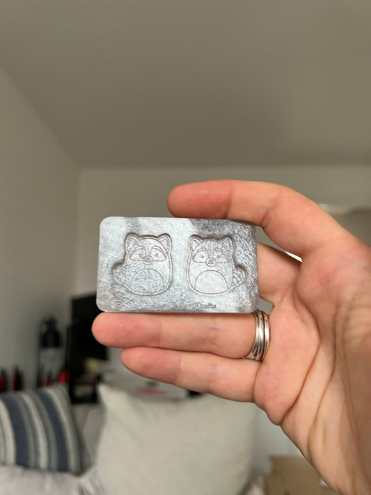 1 inch Raccoon Squishies Silicone Mould