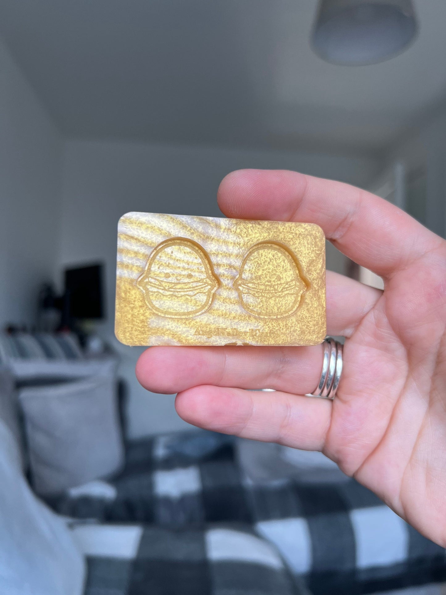1 inch Burger Squishies Silicone Mould