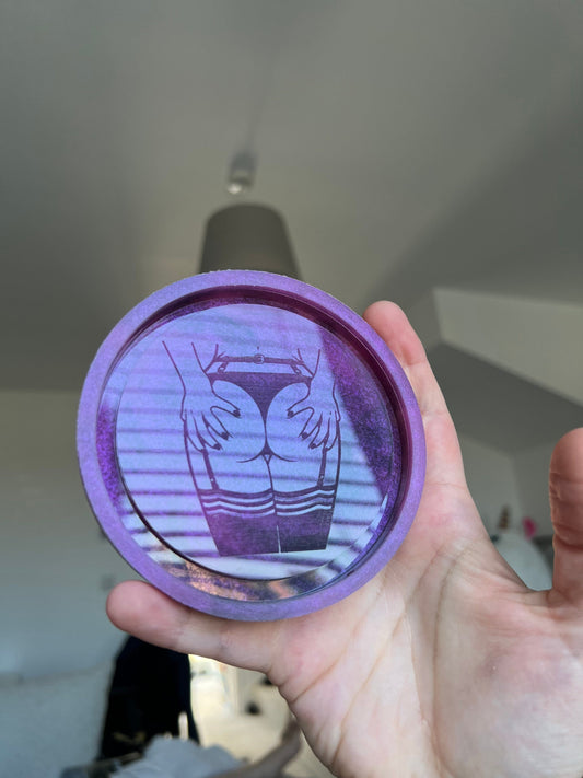 4 inch Rude Sexy Butt Tray Silicone Mould