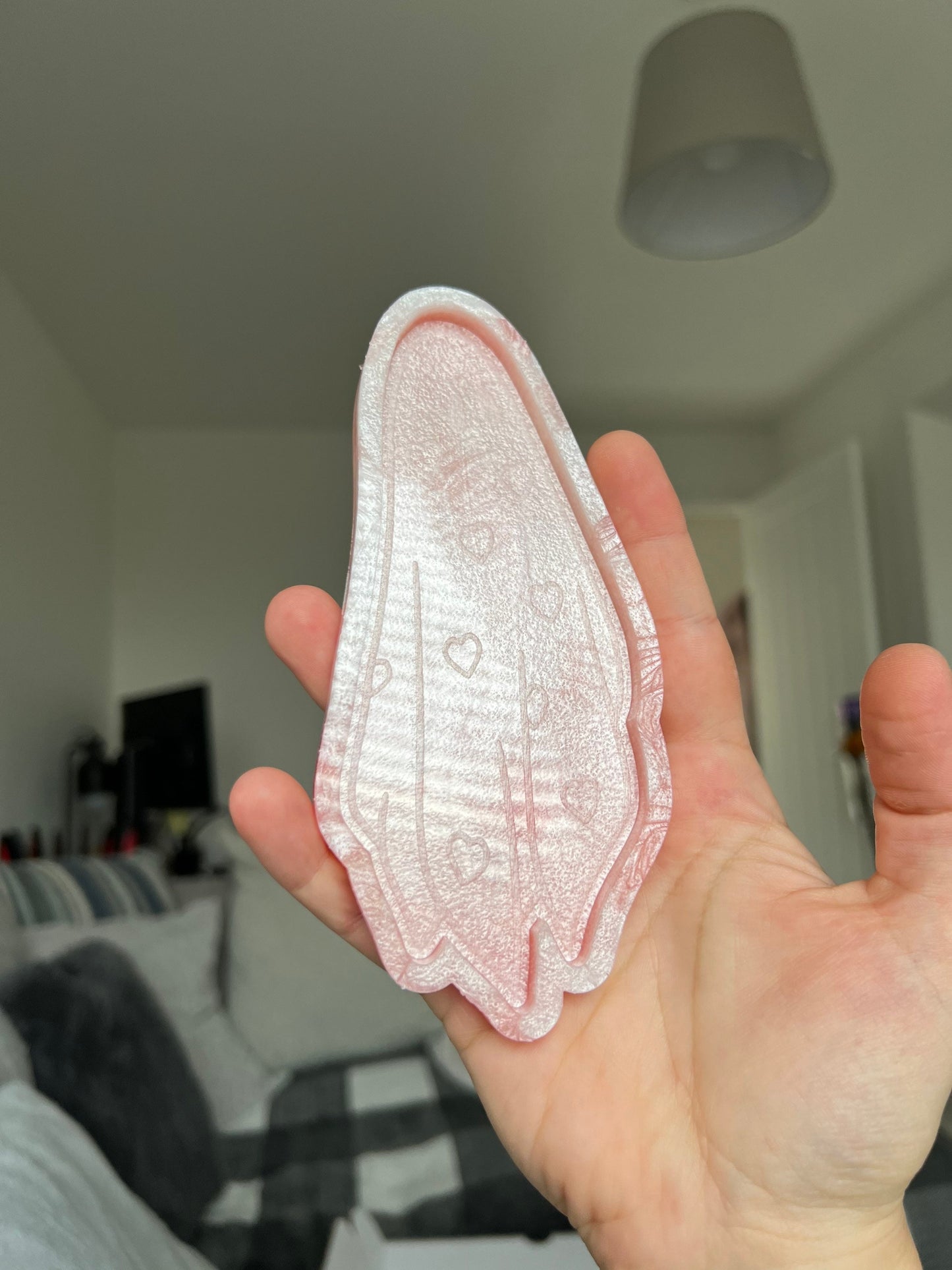 6 inch Heart Ghost Silicone Mould