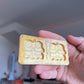 1.5 inch Twins Gingerbread Men Silicone Mould