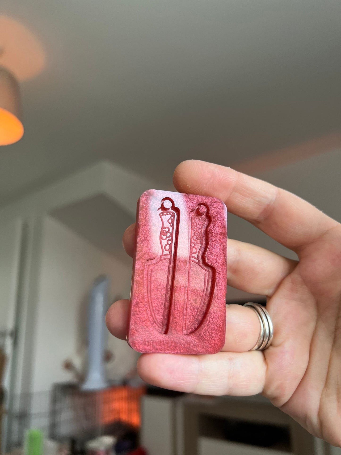 1.5 inch Floral Knifes Silicone Mould