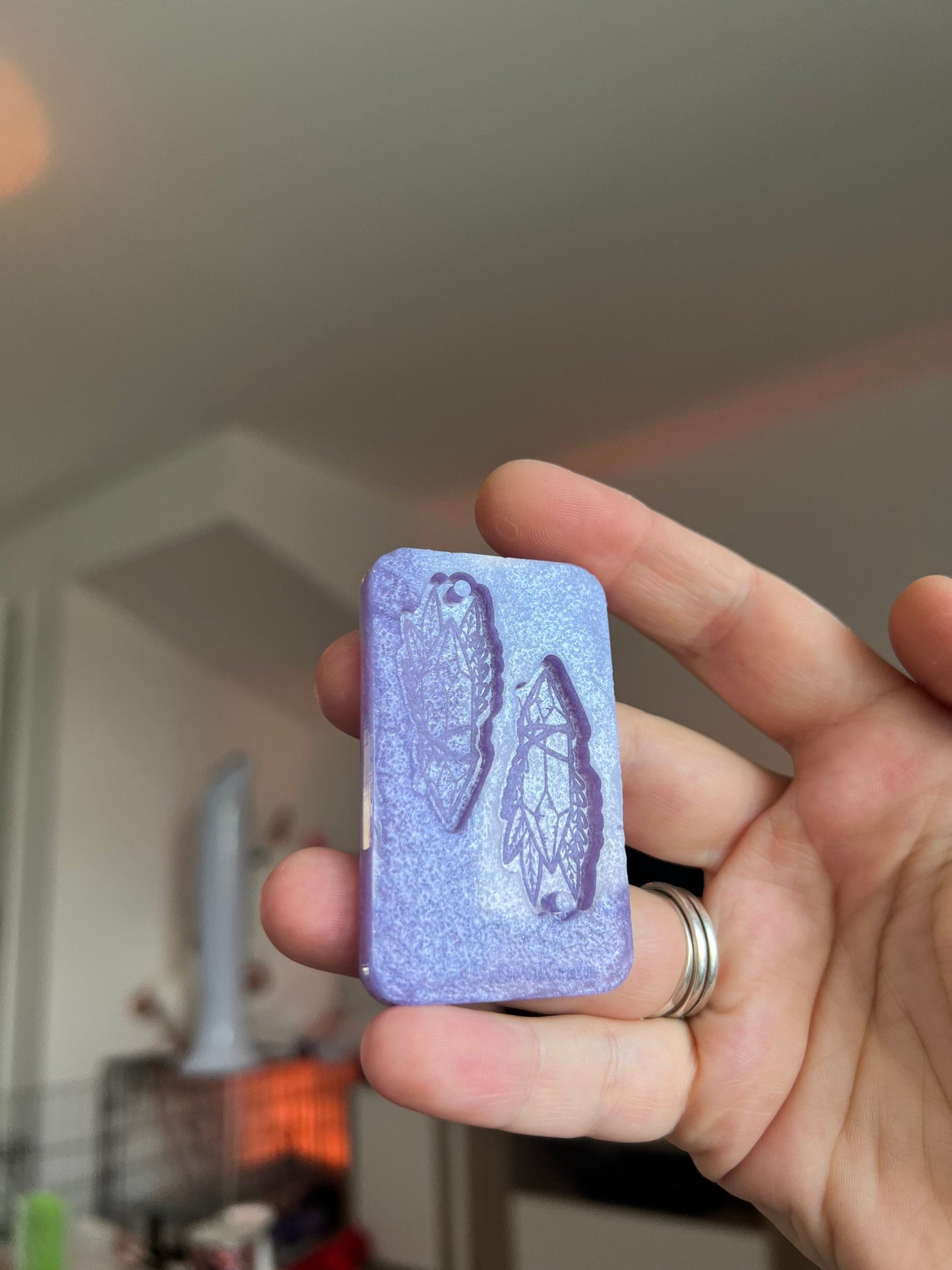 1.5 inch Herb Crystals Silicone Mould