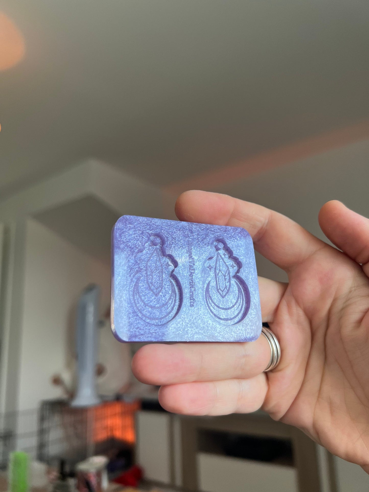 1.5 inch Crystal Moon Silicone Mould