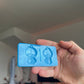 1.5 inch Half And Half Boy Silicone Mould