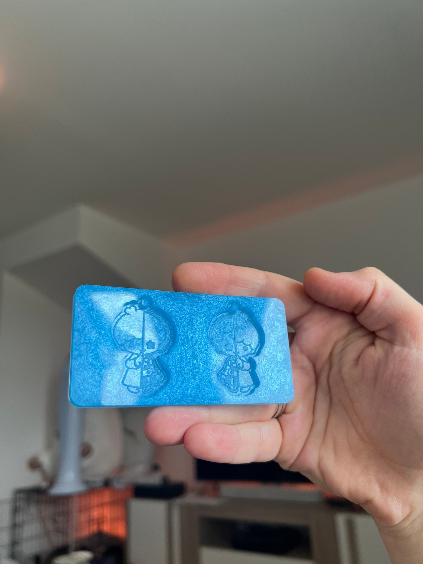 1.5 inch Half And Half Boy Silicone Mould